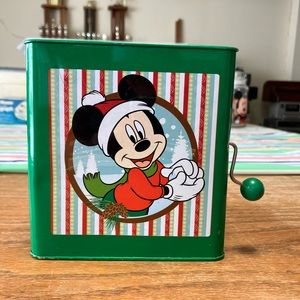 Christmas Mickey Mouse Jack In A Box